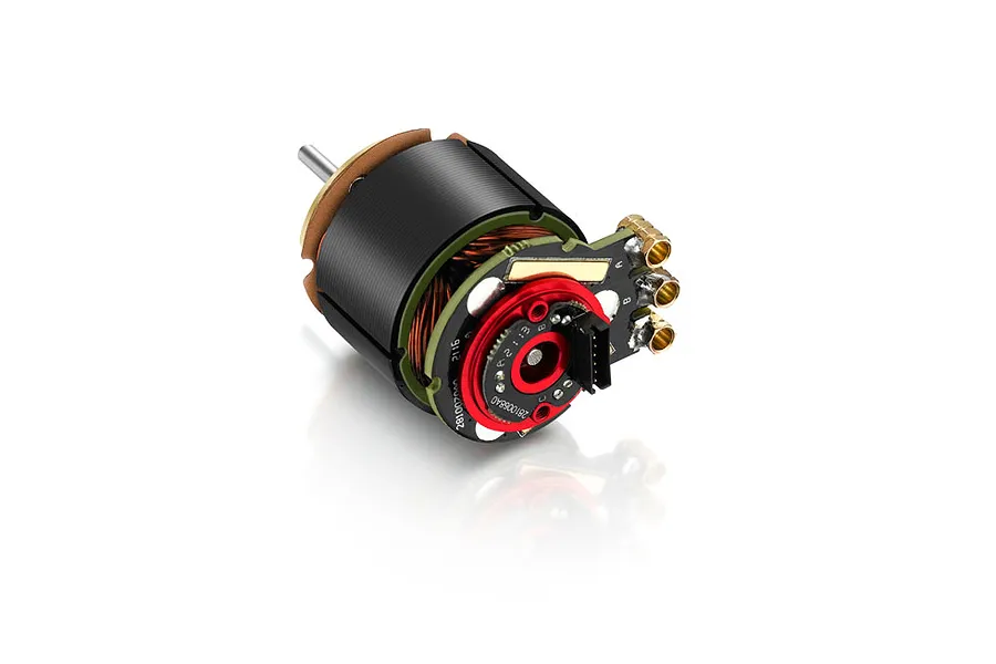 Hobbywing Xerun D10 13.5T 2900Kv Sensored Brushless Motor - Purple Spirit Edition image 57849