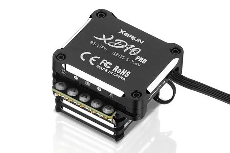 Hobbywing Xerun XD10 Pro Drift 100A Brushless ESC - Black Stealth Edition image 57862