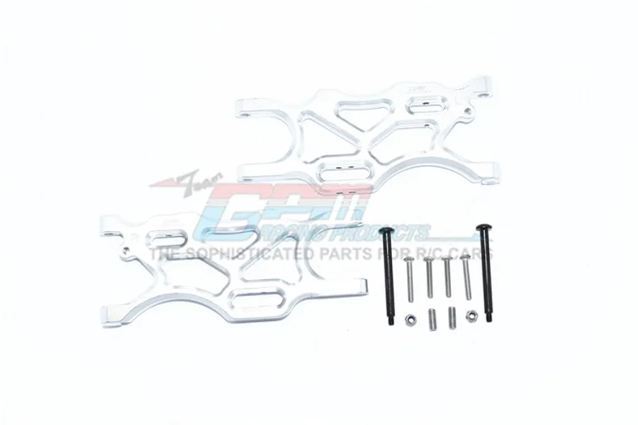 GPM Silver Aluminium Rear Lower Suspension Arms Set image 57910