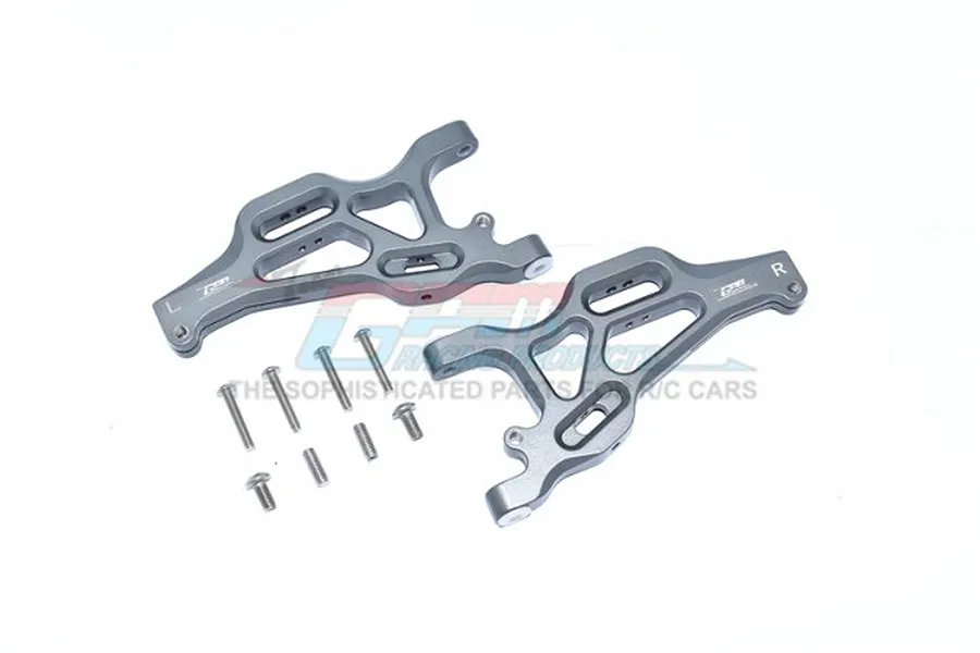 GPM Silver-Grey Aluminium Front Lower Suspension Arms Set image 57915