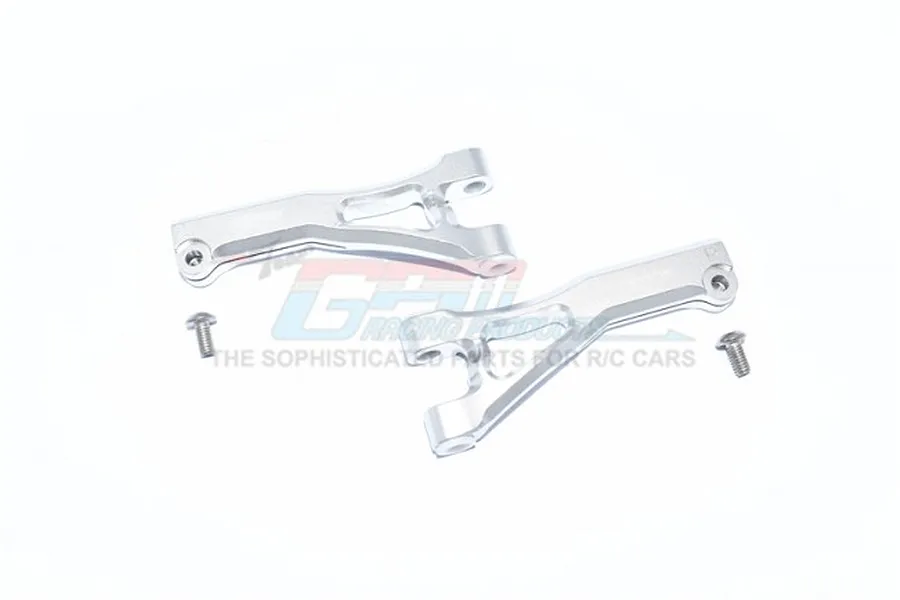 GPM Silver Aluminium Front Upper Suspension Arms 2Pcs w/ Hardware image 57917