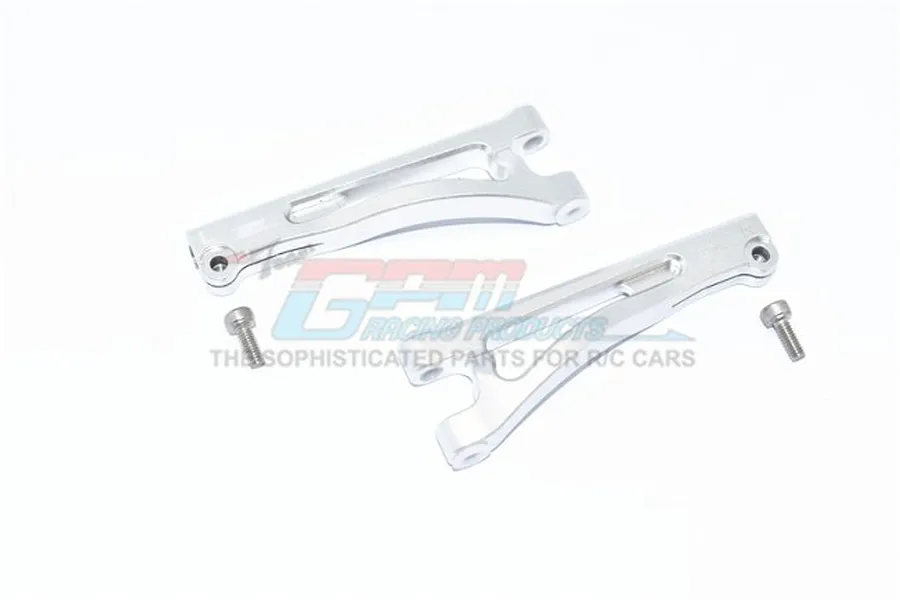 GPM Silver Aluminium Front Upper Suspension Arms 2Pcs w/ Hardware image 57920