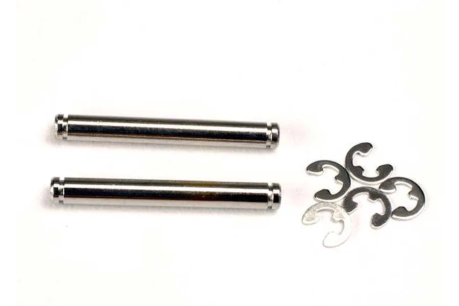 Traxxas 26mm Suspension Arm Pins 2Pcs w/ E-Clips image 58003