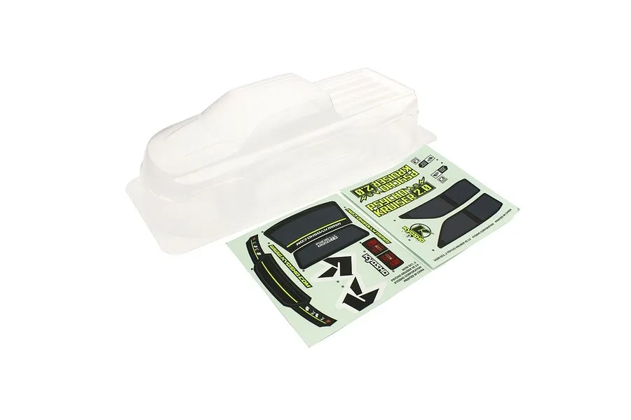 Kyosho 1/8 Psycho Kruiser VE 2.0 Unpainted Body Shell w/ Decal Sheet image 58022