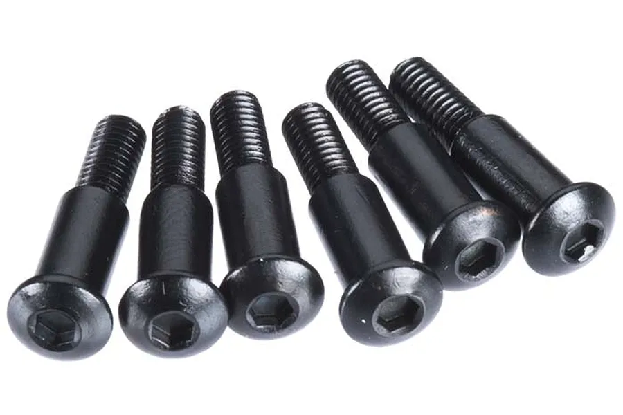 Axial 3x4x15mm Fine Thread Button Head Shoulder Screws 6Pcs image 5804