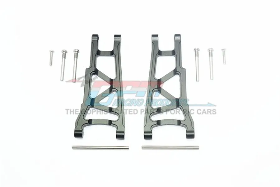 GPM Black Aluminium Front/Rear Lower Suspension Arms 2Pcs w/ Hardware image 58051