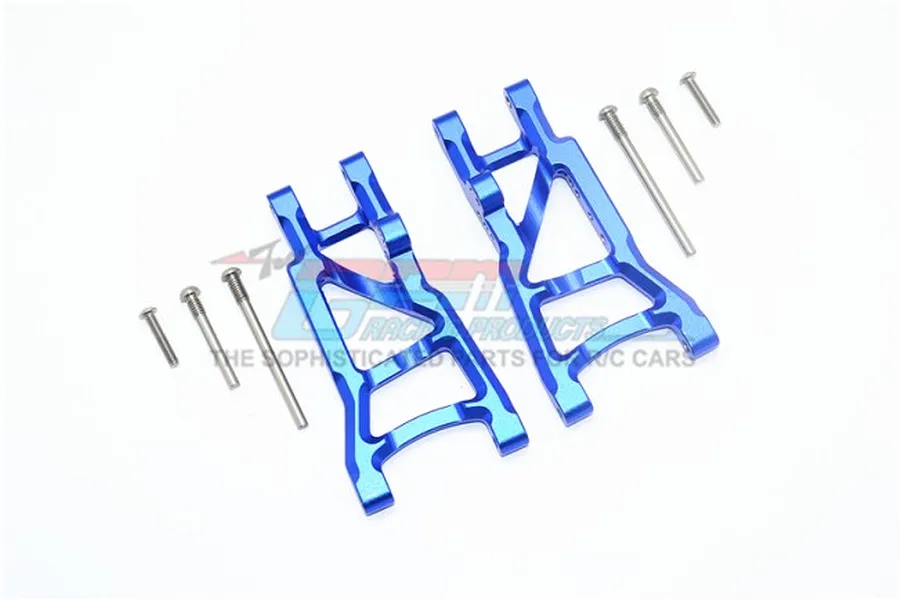 GPM Blue Aluminium Rear Lower Suspension Arms 2Pcs w/ Hardware image 58052
