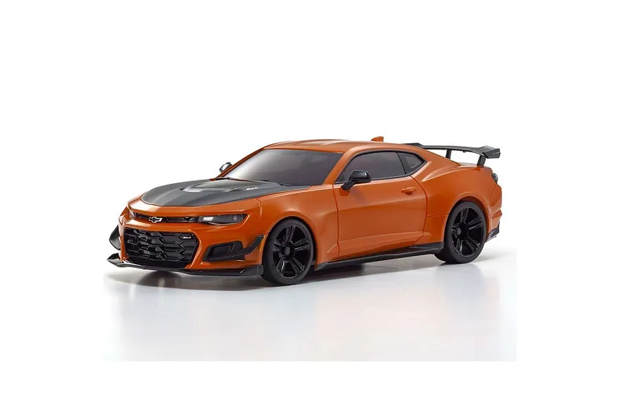 Kyosho Mini-Z Chevrolet Camaro ZL1 1LE RC Car Electric RWD RTR - Crash Orange image 58106