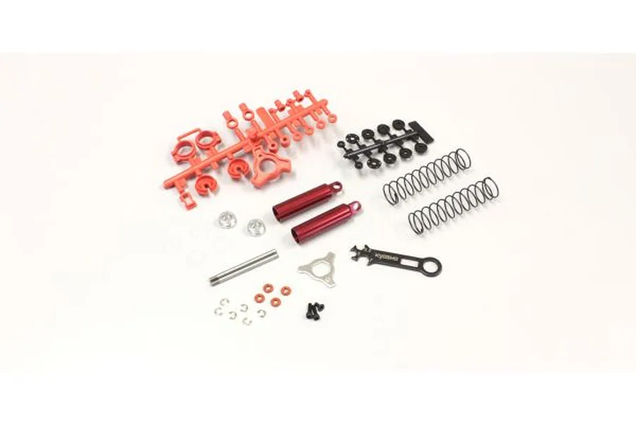 Kyosho 1/10 Optima Buggy Red Rear Shock Spring Set 2Pcs image 58116