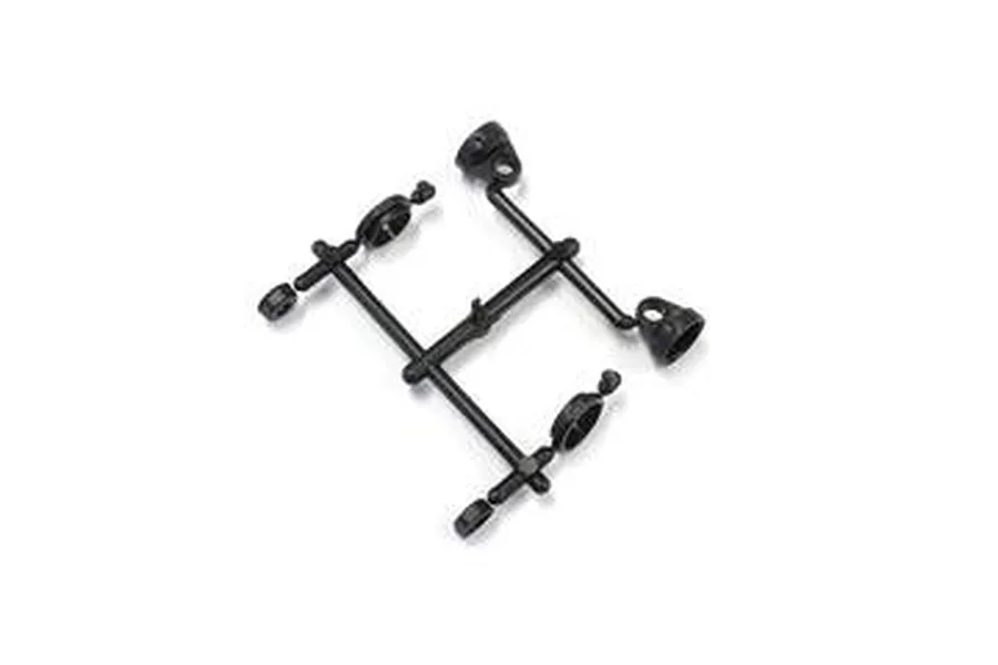 Kyosho 1/10 Outlaw Rampage Upper &amp;amp; Lower Shock Cap 2Pcs image 58121