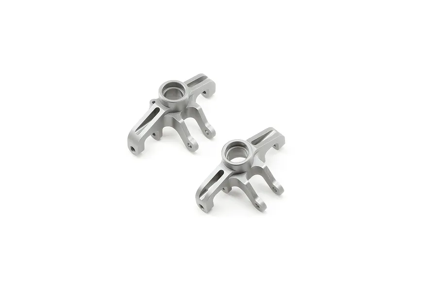Losi Gunmetal Aluminium Steering Hubs 2Pcs image 58181