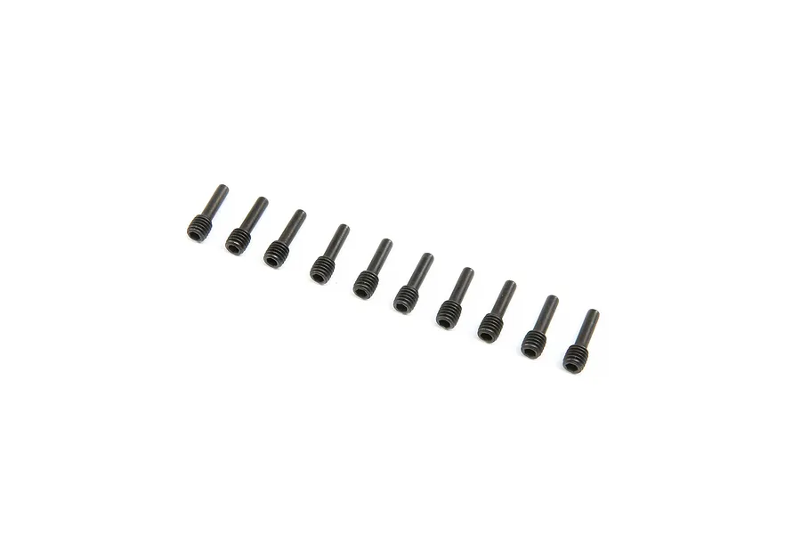 Losi Steel 5x16mm Partial Thread Grub Pins 10Pcs image 58196
