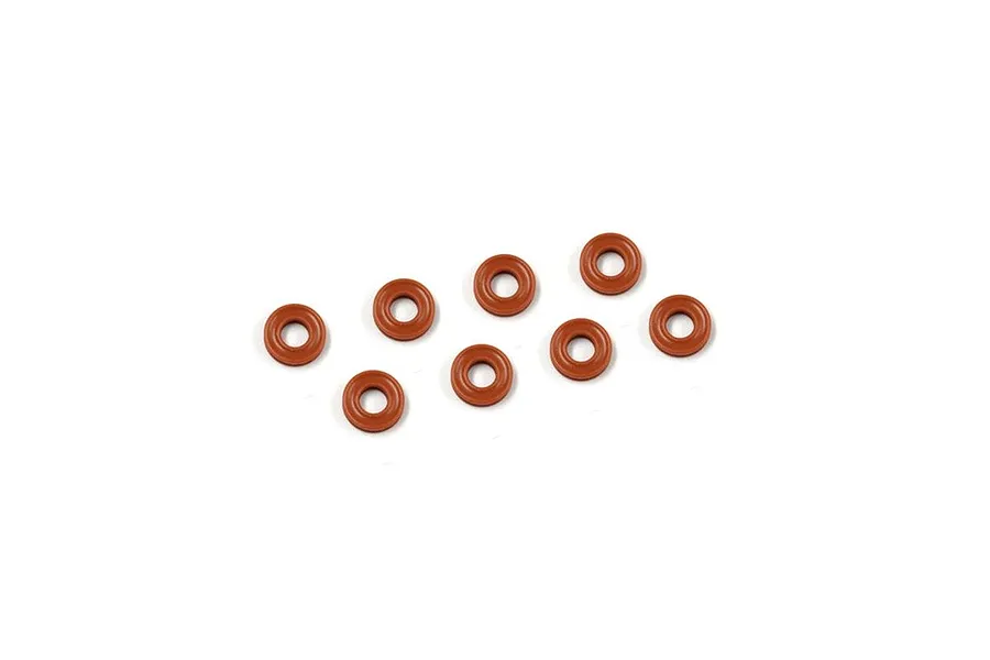 Kyosho Grooved Red O-Ring 3x1.5mm 8Pcs image 58217