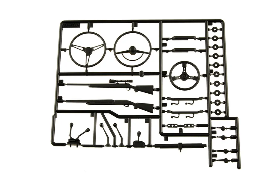Axial Black Interior Detail Parts Set image 5857