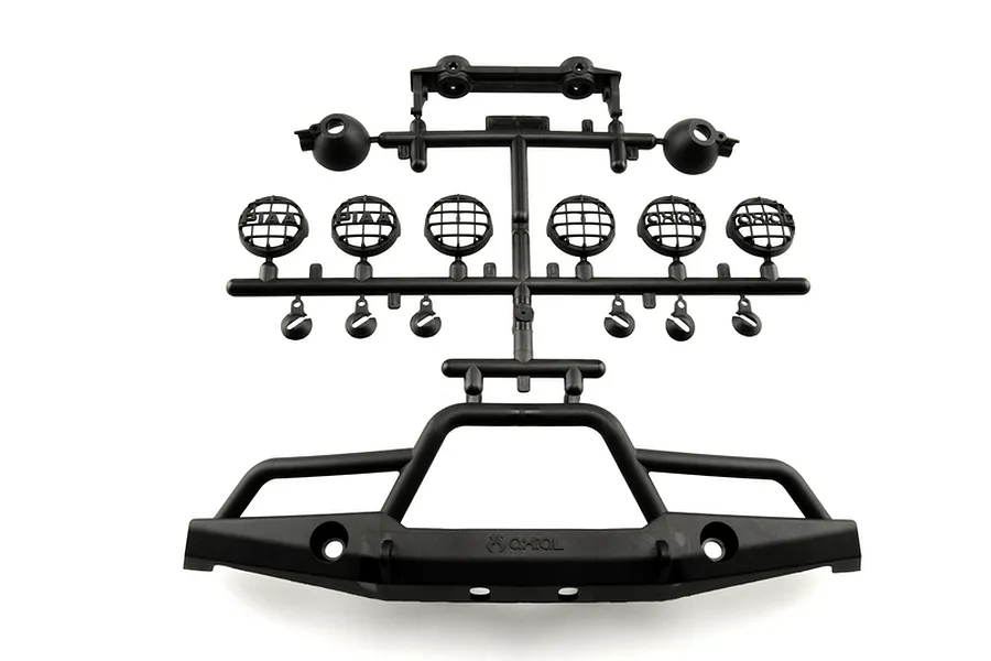 Axial Scale Front Plate Bumper Set image 5858