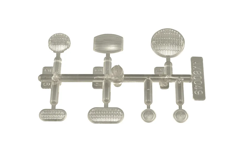 Axial Yellow 2Pcs/Clear 2Pcs LED Lens Set image 5867