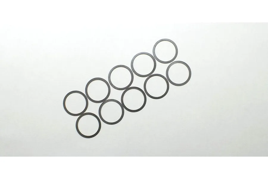 Kyosho 13x16x0.15mm Stainless Steel Shims 10Pcs image 58696