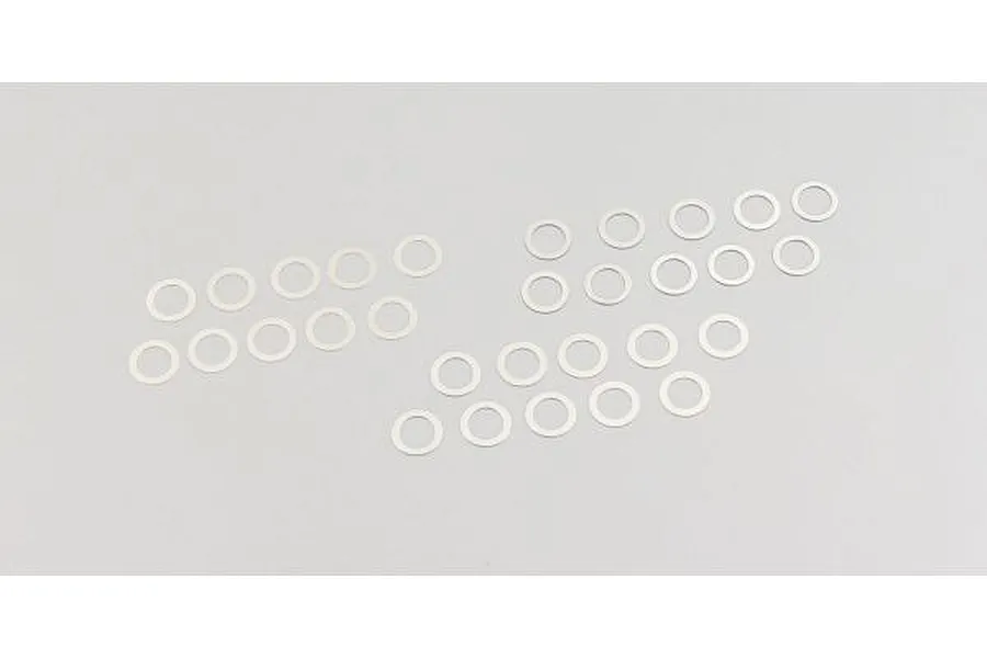 Kyosho 5x7x0.1mm &amp;amp; 0.2mm &amp;amp; 0.3mm Shims 30Pcs image 58699