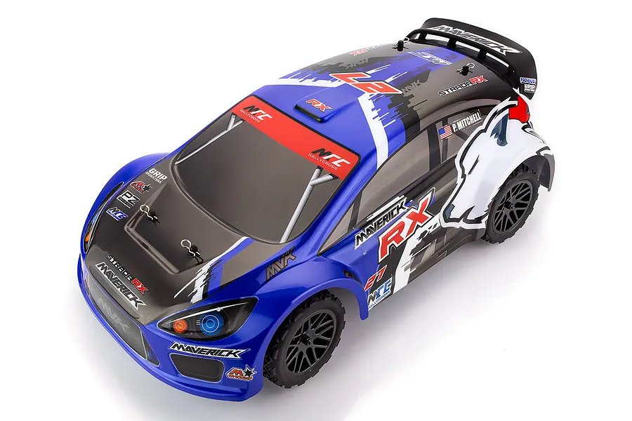 Maverick iON RX RC Rally Car Electric 4WD 1/18 Scale RTR - Blue image 58719