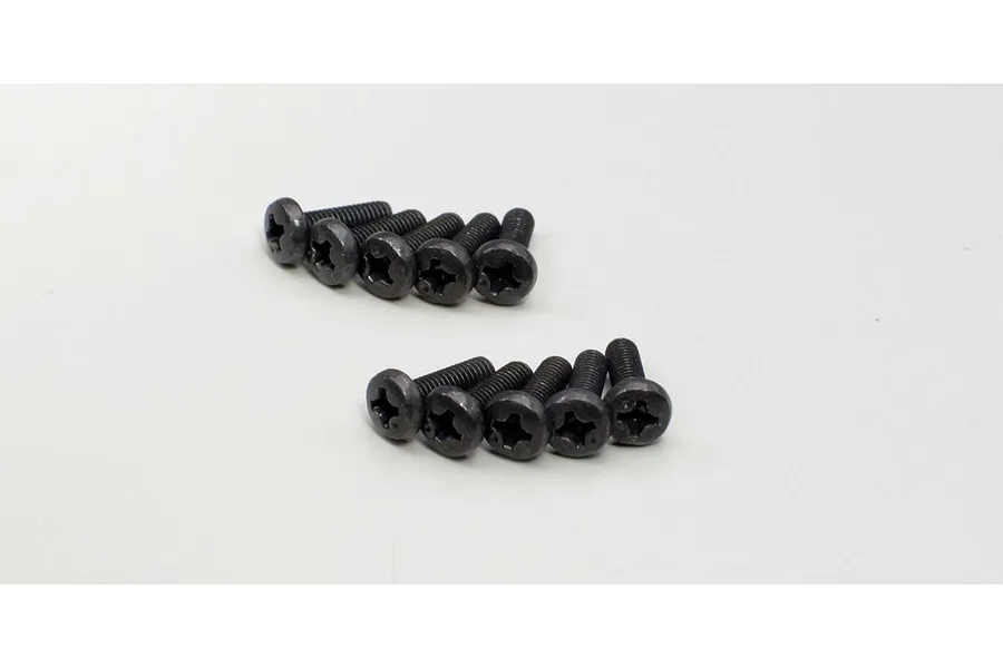 Kyosho 2x10mm Coarse Thread Binder Head Screws 10Pcs image 58727