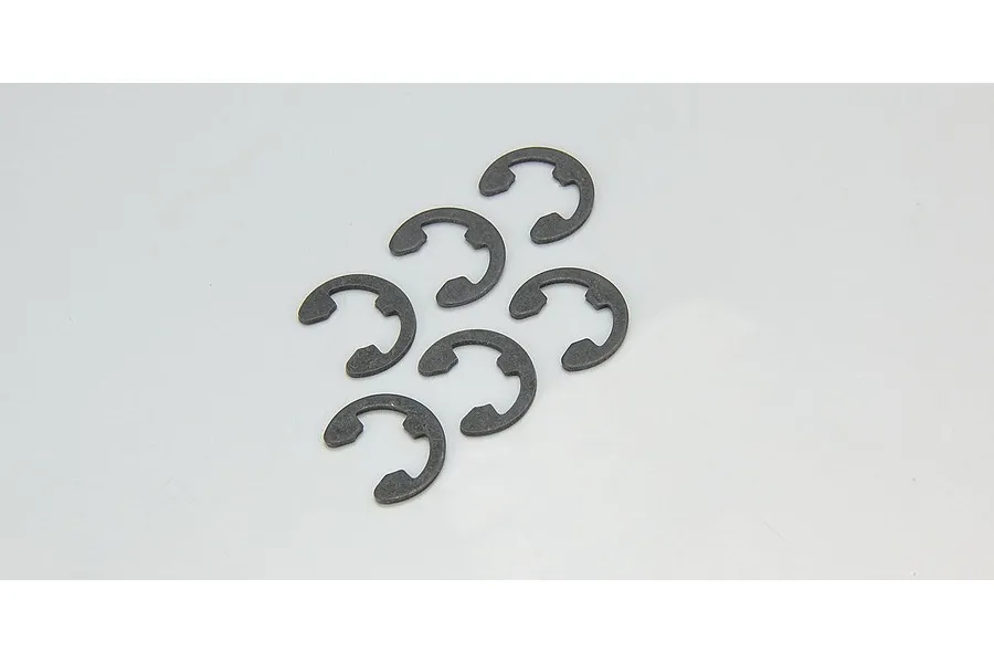Kyosho 7mm E-Clips 6Pcs image 58744