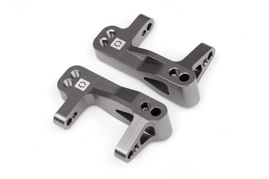 HPI Grey-Silver Aluminium Hub Carriers (C-Hubs) 2Pcs image 58775