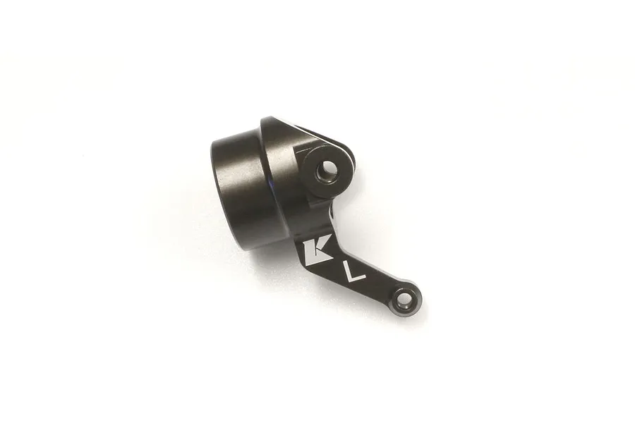 Kyosho Steering Arm Hub - Left - Aluminium - Gunmetal 1Pc image 58793