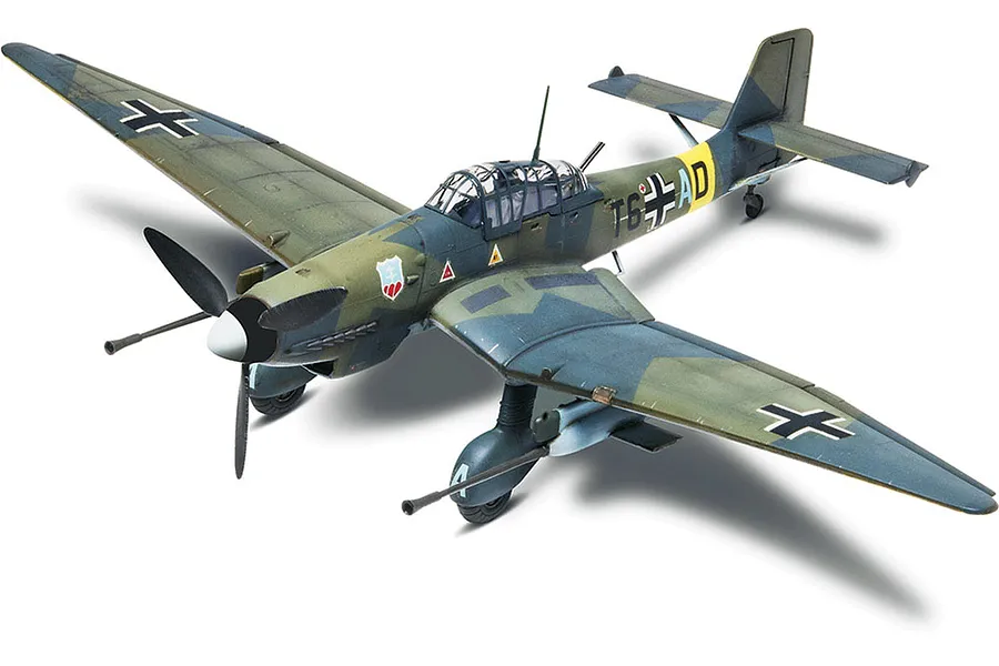 Revell 1/48 Stuka Ju 87G-1 &amp;quot;Tank Buster&amp;quot; Bomber Scaled Plastic Model Kit image 58877