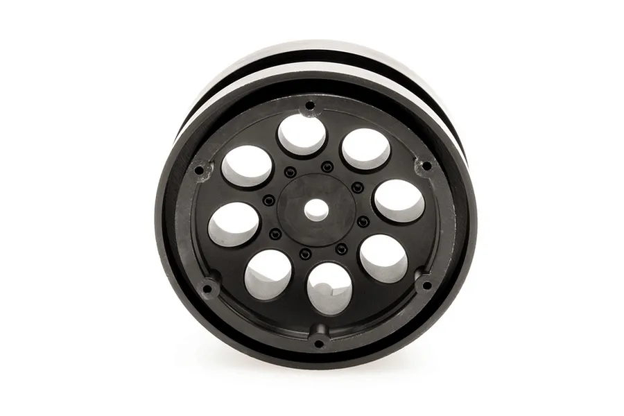 Axial 1.9&amp;quot; 8 Hole Black Rims 2Pcs image 5892