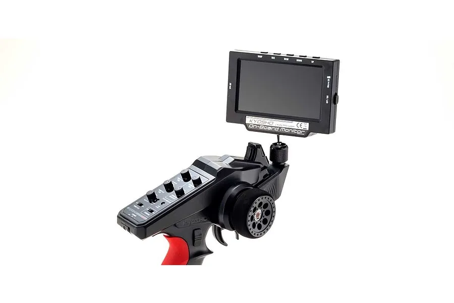 Kyosho 2.4Ghz FPV Onboard Monitor with LiPo &amp;amp; USB Charger image 58951