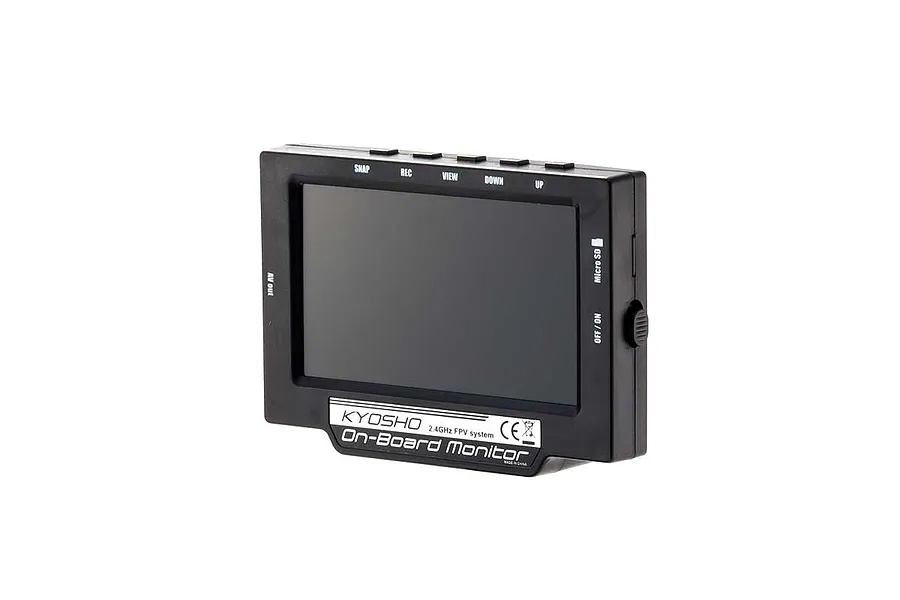 Kyosho 2.4Ghz FPV Onboard Monitor with LiPo &amp;amp; USB Charger image 58955