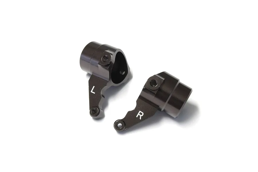 Kyosho Steering Arm Hub - CNC Aluminium - Gunmetal 2Pcs image 58986