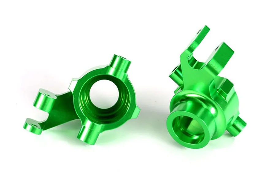 Traxxas Maxx 1/10 Green Aluminium Steering Hubs 2Pcs image 58992