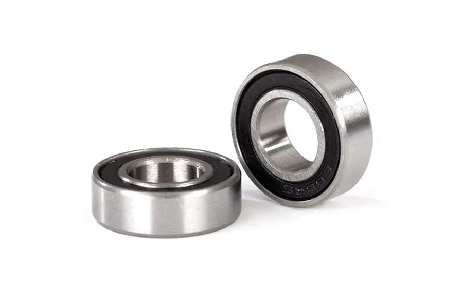 Traxxas 8x16x5mm Black Rubber Shielded Ball Bearings 2Pcs image 58998
