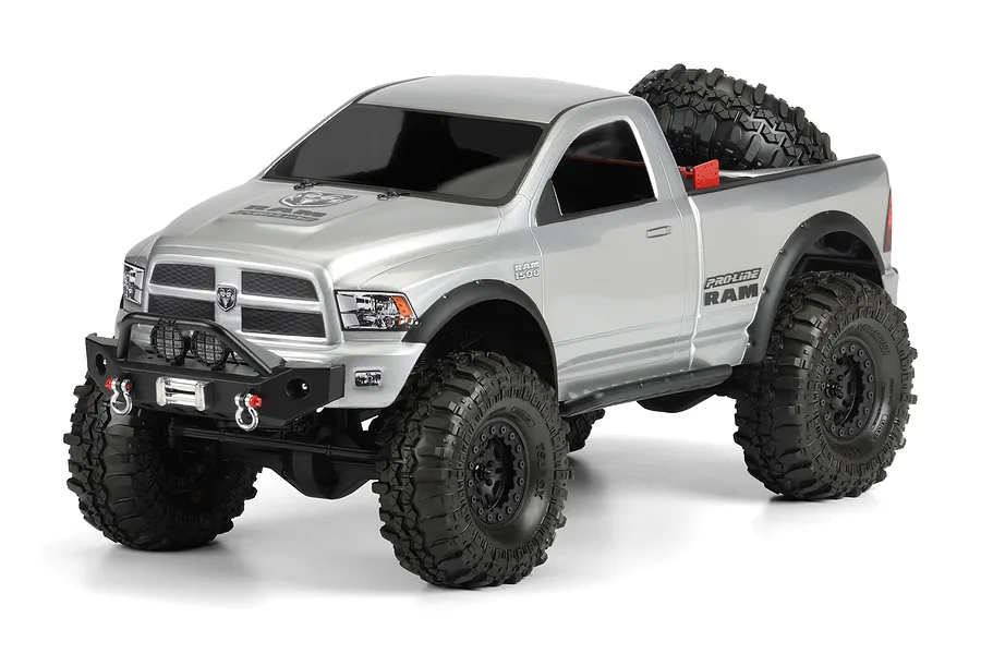 Pro-Line 1/10 Ram 1500 Clear Unpainted Body Shell w/ Decal Sheet image 59024