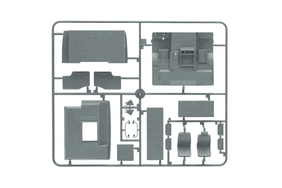 Italeri 1/24 Mercedes Benz 2238 6x4 Truck Scaled Plastic Model Kit image 59142