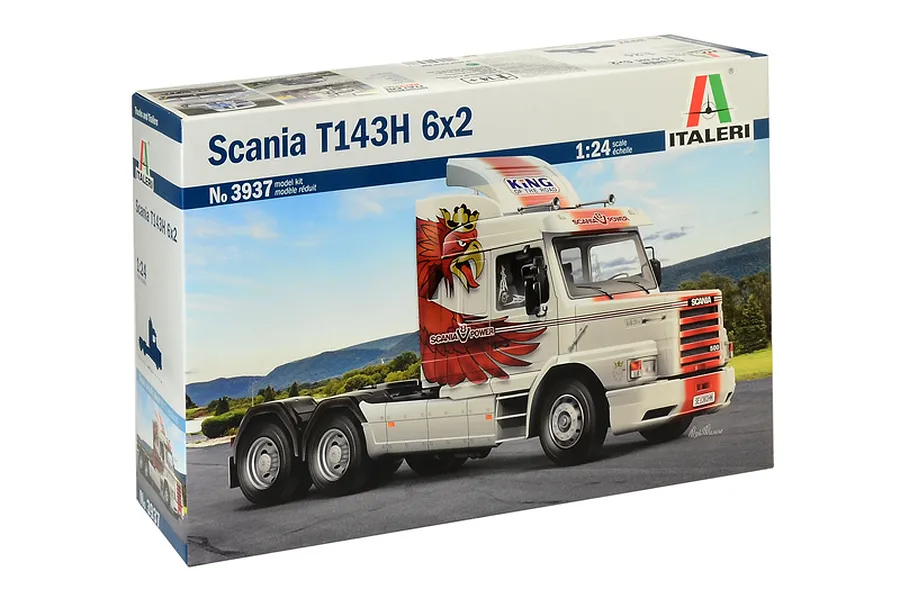 Italeri 1/24 Scania Y143H 6x2 Truck Scaled Plastic Model Kit image 2