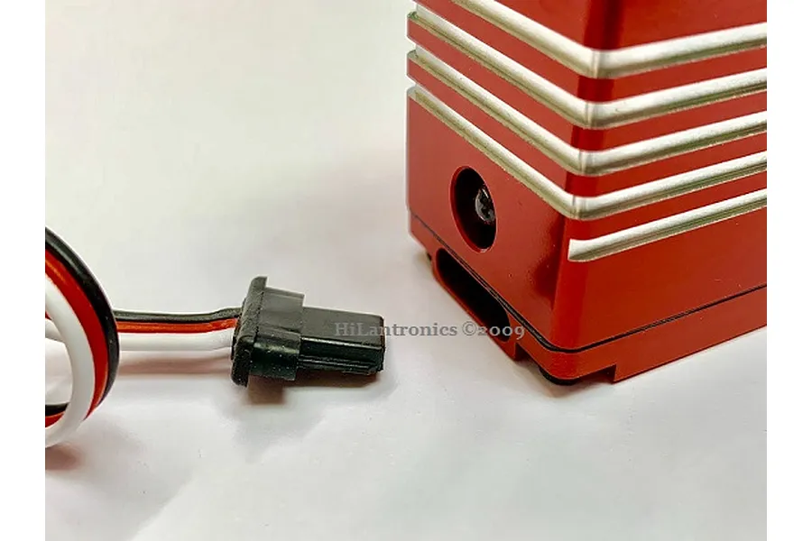 HiLantronics Red Aluminium HLT5000WP 1/5 51kg 8.4v Metal Geared Waterproof Servo w/ Aluminium Servo Horn image 59210