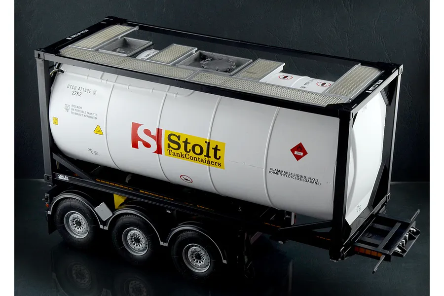Italeri 1/24 Tecnokar 20&amp;#039; Tank Trailer Scaled Plastic Model Kit image 59307