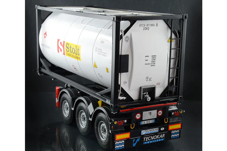 Italeri 1/24 Tecnokar 20&amp;#039; Tank Trailer Scaled Plastic Model Kit image 59314