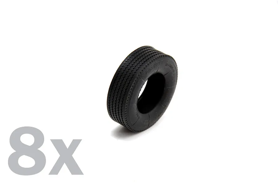 Italeri 1/24 Trailer Rubber Tyres Scaled Plastic Model Kit image 2
