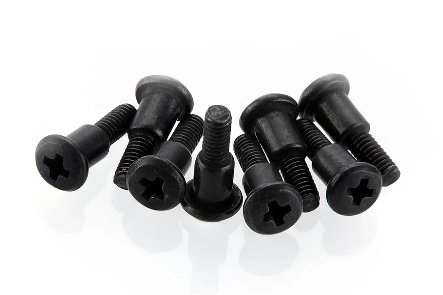UDI 2.5x11.8mm Fine Thread Binder Head Shoulder Screws 8Pcs image 59444