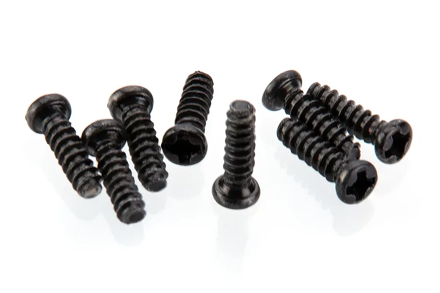 UDI 2.3x8mm Coarse Thread Binder Head Screws 8Pcs image 59451