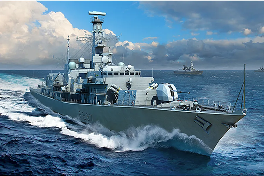 Trumpeter 1/700 HMS Westminster F237 Type 23 Frigate Scaled Plastic Model Kit image 59625