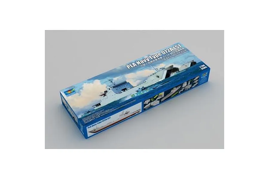 Trumpeter 1/700 Chinese Navy 72A Tank Landing Ship Scaled Plastic Model Kit image 59627