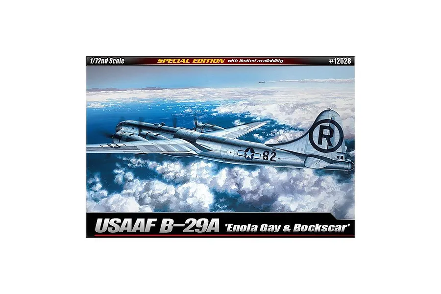 Academy 1/72 B-29A Enola Gay &amp;amp; Bockscar Bomber Scaled Plastic Model Kit image 59692