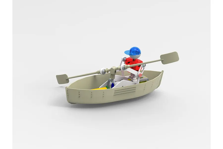 Academy Kayak Robot Plastic Model Kit image 5