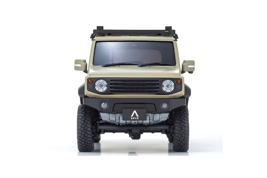 Kyosho Mini-Z Suzuki Jimny Sierra 4x4 RC Rock Crawler Electric 4WD RTR - Khaki image 59758
