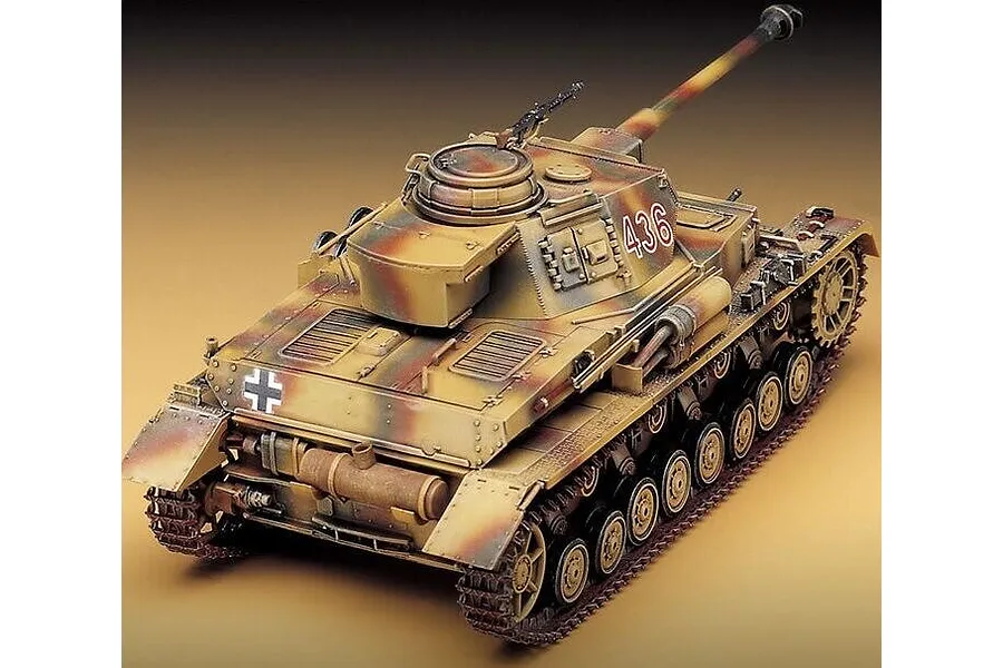 Academy 1/35 German Panzer IV H and Armour Tank Scaled Plastic Model Kit image 59795