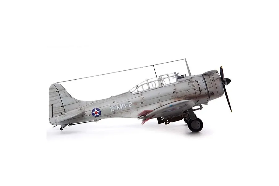 Academy 1/48 USMC SBD-1 &amp;quot;Pearl Harbour&amp;quot; Bomber Scale Plastic Model Kit image 59813